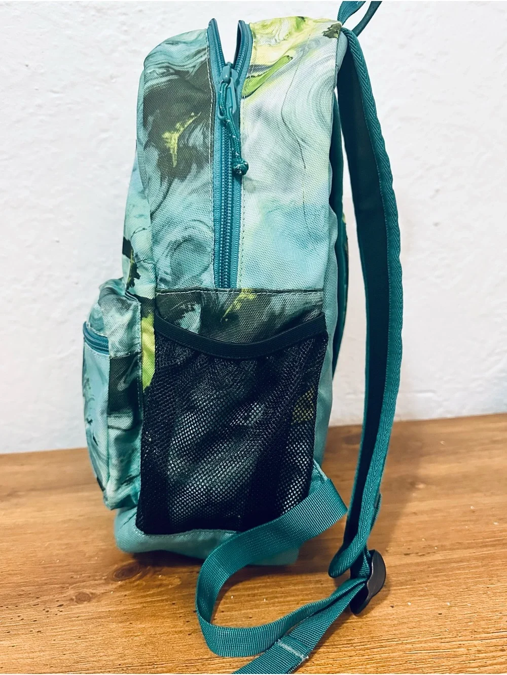 Burton Teal Marble Print Backpack
